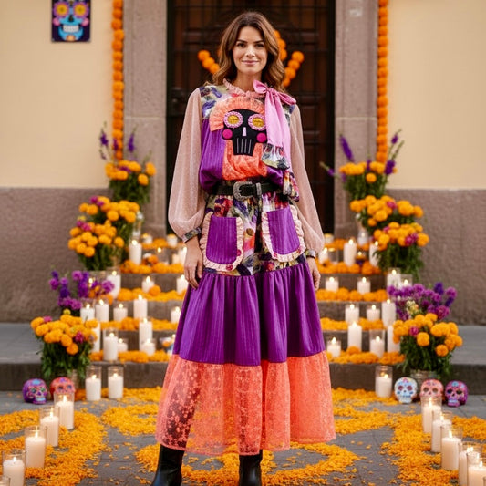 Calaverita de Dulce Falda Dama