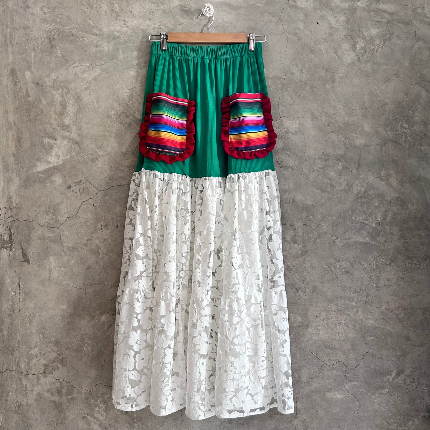 Viva México Falda Dama Unitalla